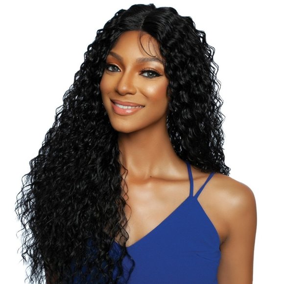 RCHW202 Kendra Mane Concept Lace Front Wig HD Transparent Long Jerry Curly Hair - Picture 2 of 5